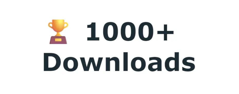 1000+ downloads on Meta Quest Store
